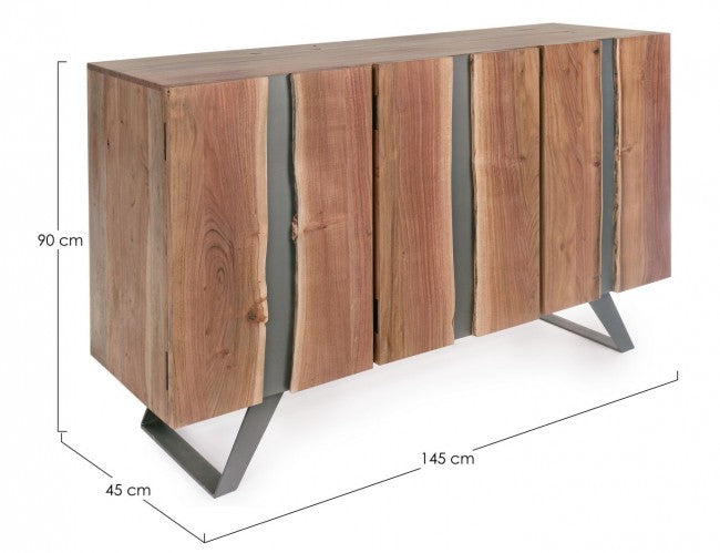 Credenza 3 Ante 145x45x90h cm Aron