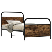 Giroletto senza Materasso Rovere Fumo 90x190 cm in Truciolato 4100219