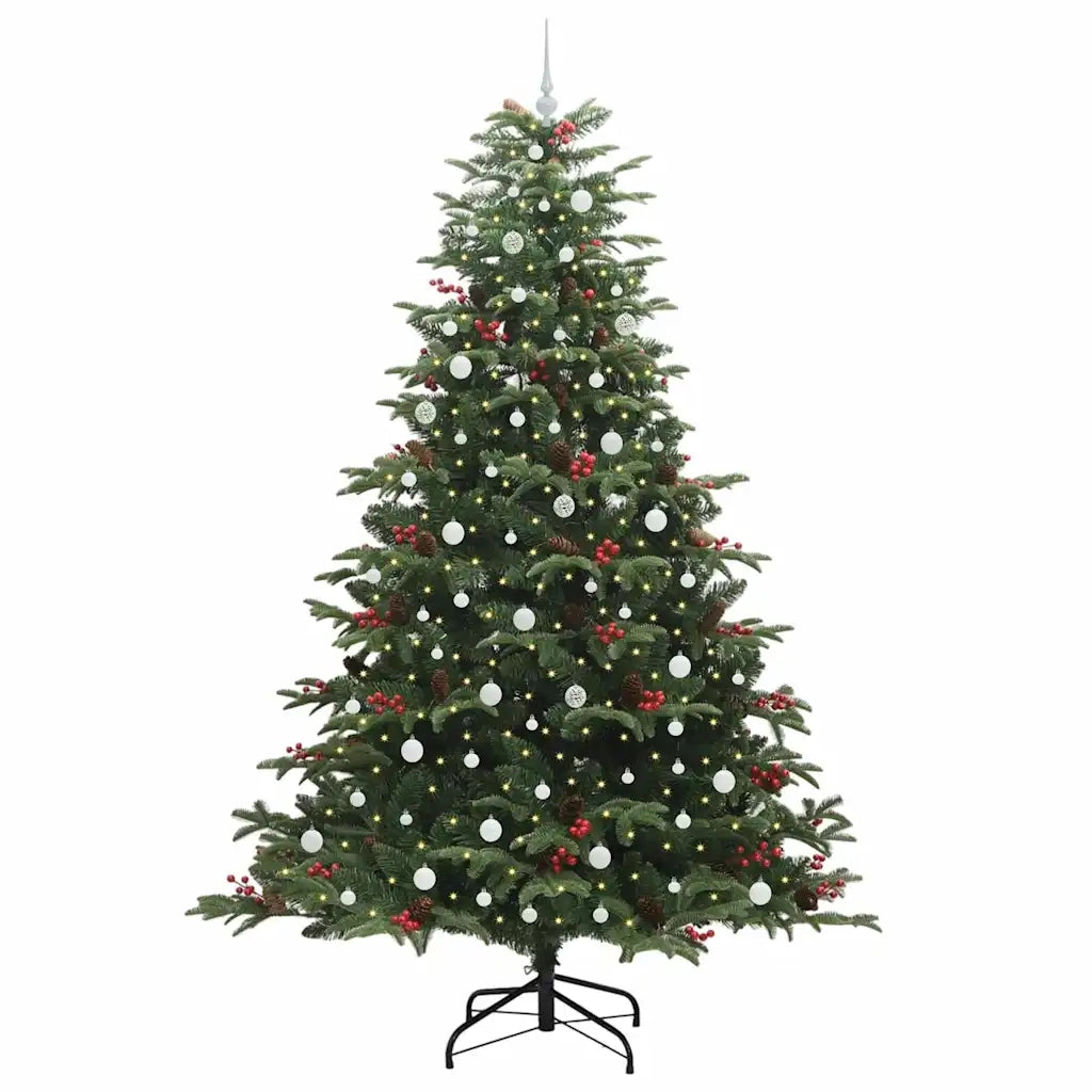 Albero di Natale artificiale con 300 LED Verde 240 cm 3395571