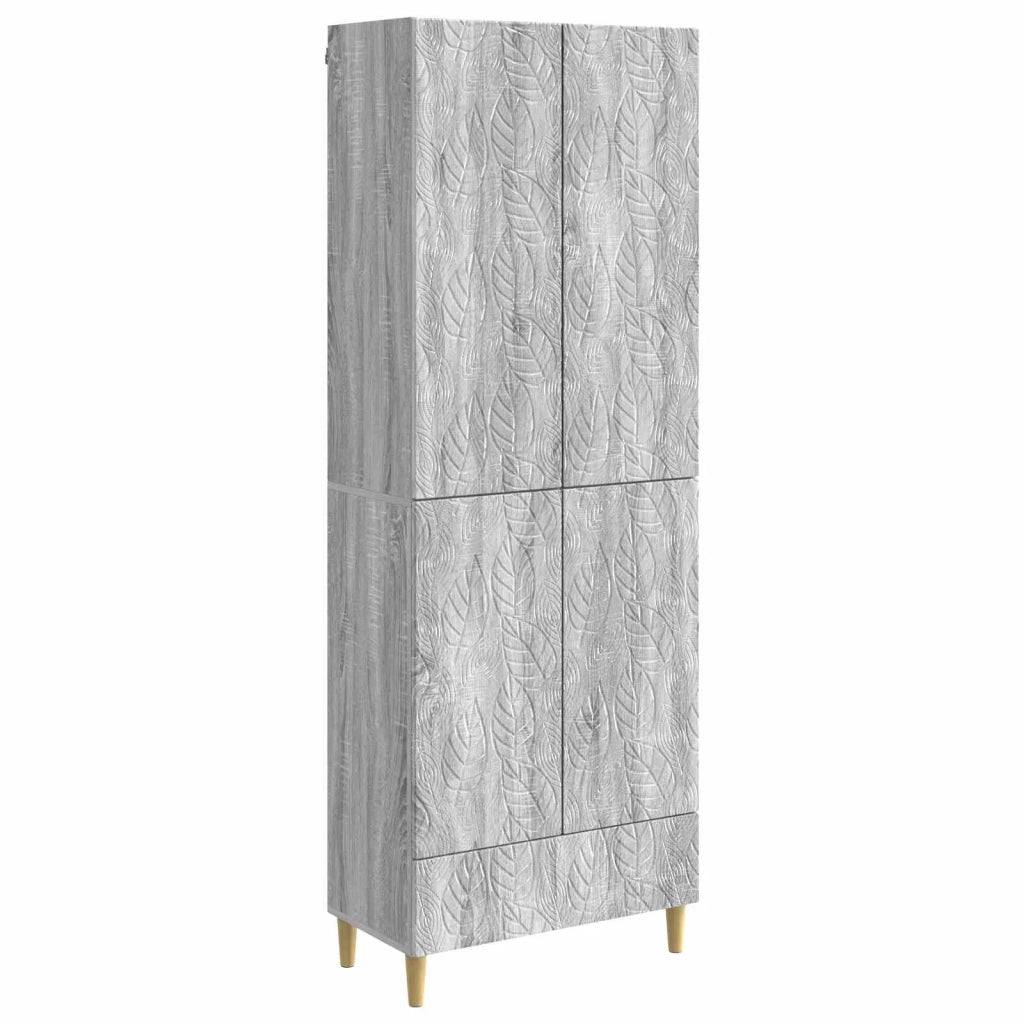 Set di armadi 2 pcs Sonoma grigio Legno ingegnerizzato 3416697