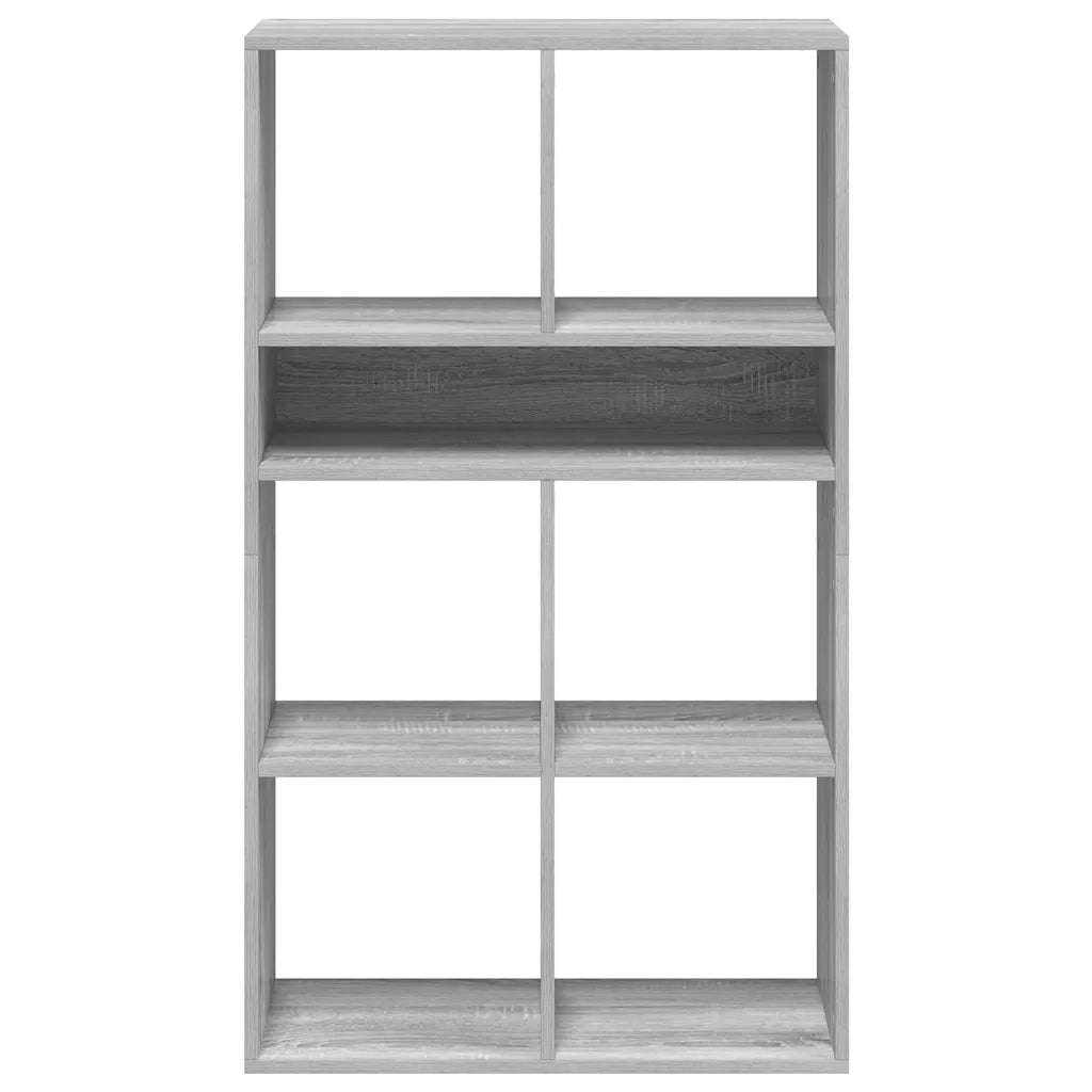 Libreria Grigio Sonoma 66x31x112 cm in Legno Multistrato 860306