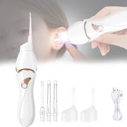 Aspiratore a vuoto elettrico - utilizzo sicuro e senza dolore - forte capacità di aspirazione con illuminazione LED - inclusi 5 accessori intercambiabili - durata batteria fino a 3 mesi - adatto per bambini e adulti