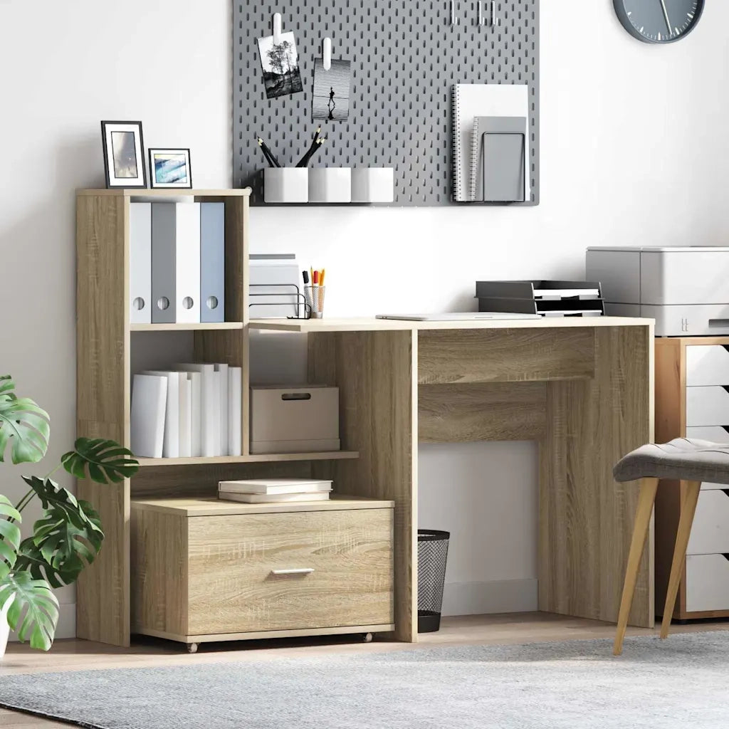 Mobile con Cassetti con ruota Rovere Sonoma 55 x 45 x 31 cm 869308