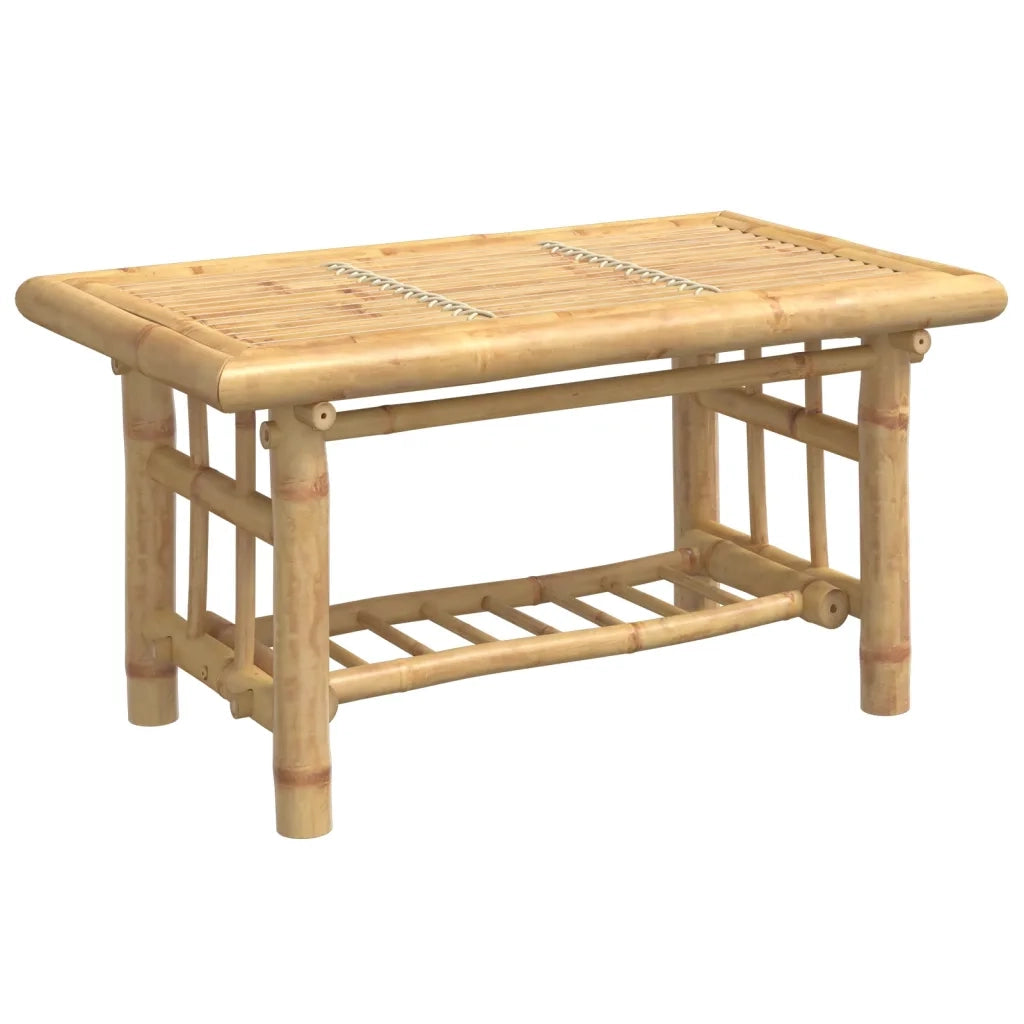 Tavolino da Salotto-Tavolino da soggiorno-Tavolo 70x45x36 cm in Bamb¨´