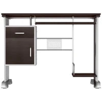 Scrivania per Computer Porta PC, Scrivania per Cameretta e Ufficio con Cassetto Legno 100x52x75 cm