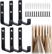 Haken 6 Stuks in Acciaio Inossidabile - Peso di Carico 10 kg