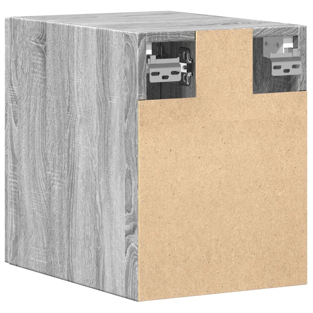 vidaXL Mobile a Parete Grigio Sonoma 30x42,5x40cm in Legno Multistrato