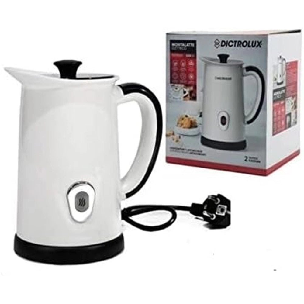 Trade Shop - Montalatte Elettrico 550w 2 Funzioni Riscalda Schiuma Spegnimento Automatico Antiaderente -