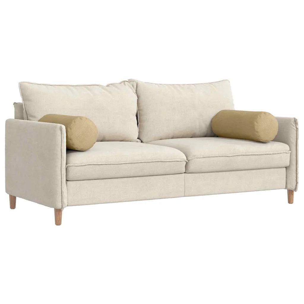 Cuscini a rullo 2 pz | Cuscini per sedie Grigio Verde ? 25 x 70 cm