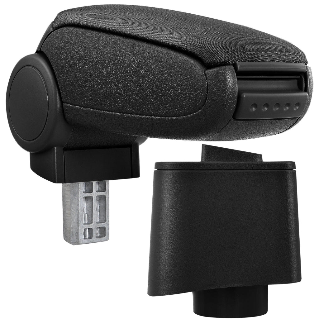 Bracciolo centrale per Volkswagen Polo V (tipo 6R) con scomparto imbottito in tessuto nero 03_0000732