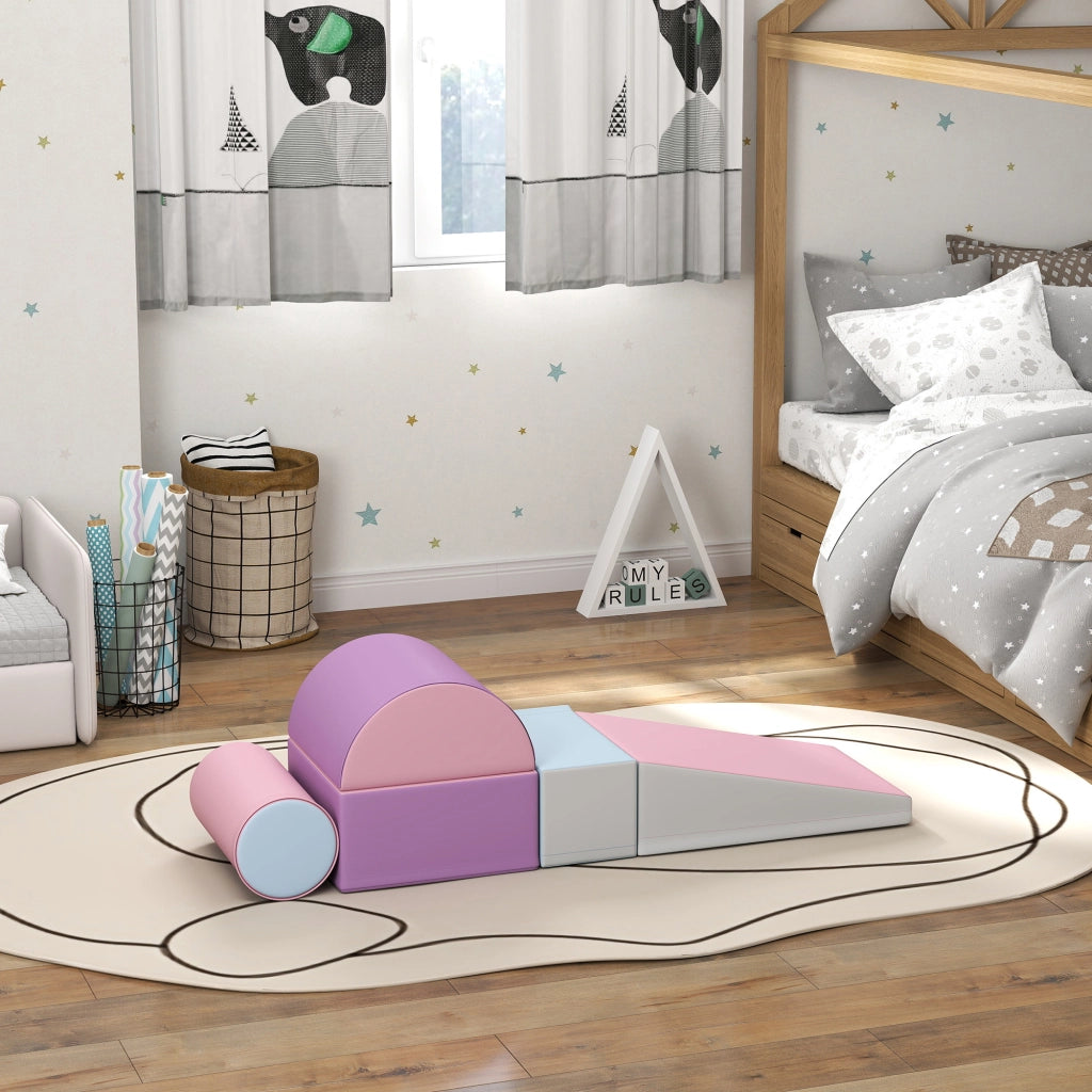 Blocchi Morbidi 5 Pezzi per Bambini 1-3 Anni ¨C zephmum ¨C Multicolore in Tessuto Sintetico