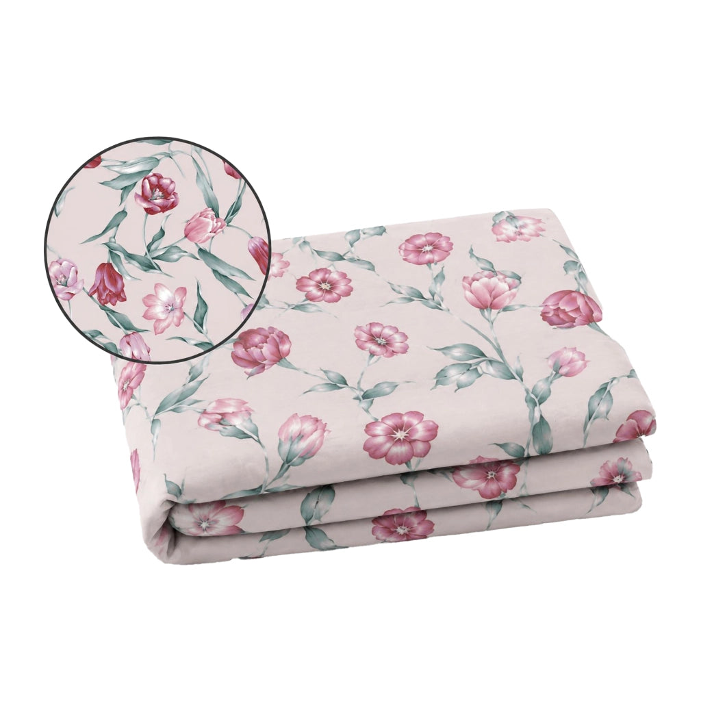 Salere, set Completo Letto Matrimoniale in Percalle, Rosa