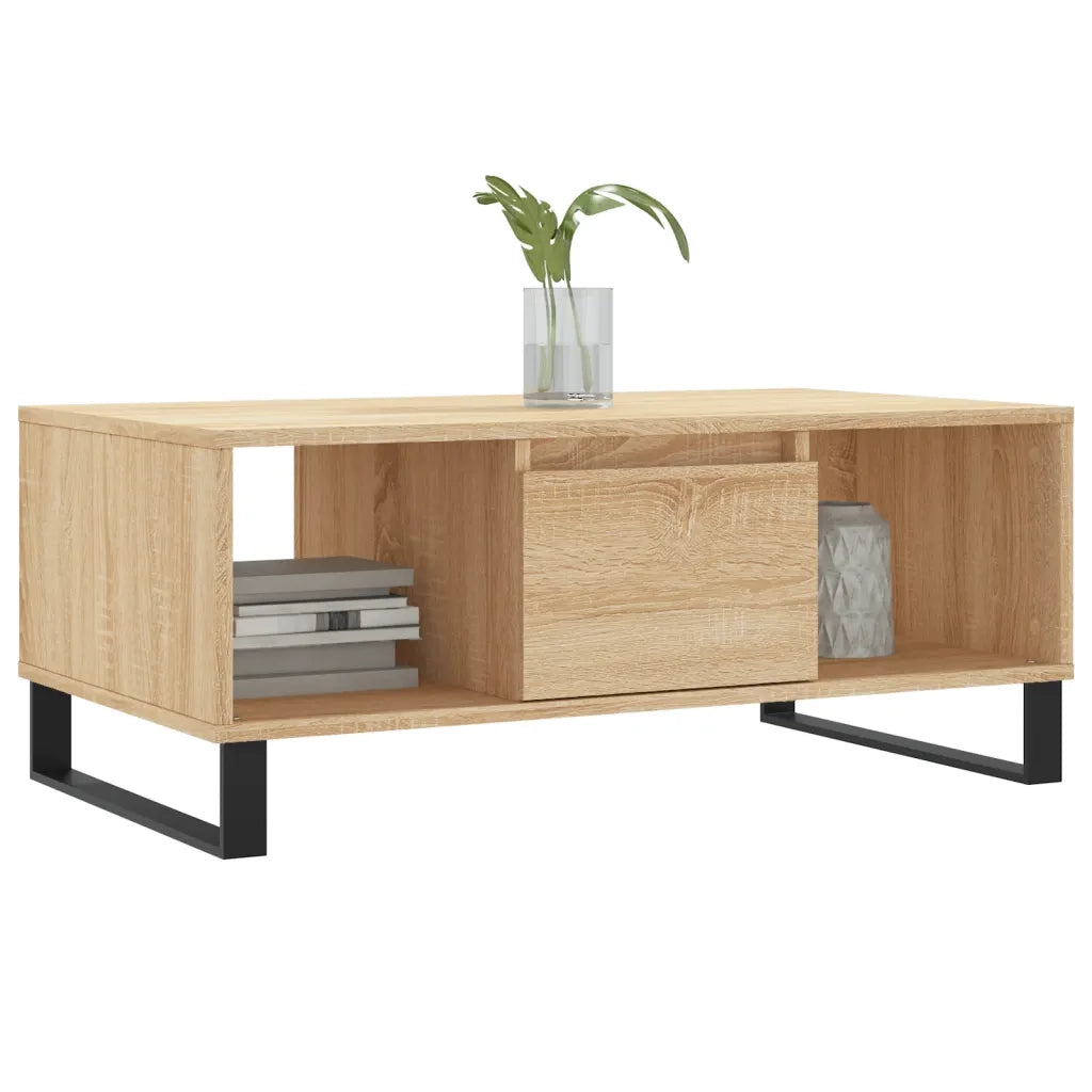 Tavolino salotto | Tavolino da caff¨¨ | Tavolino da Soggiorno Rovere Sonoma 90x50x36,5 cm Legno Multistrato