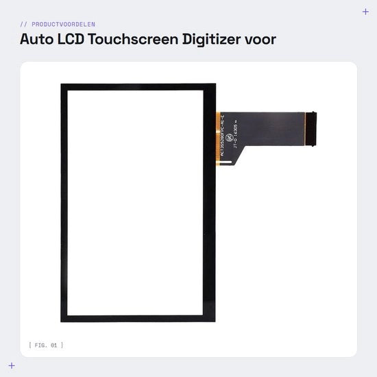 Tastiera LCD Touchscreen Auto per MIB