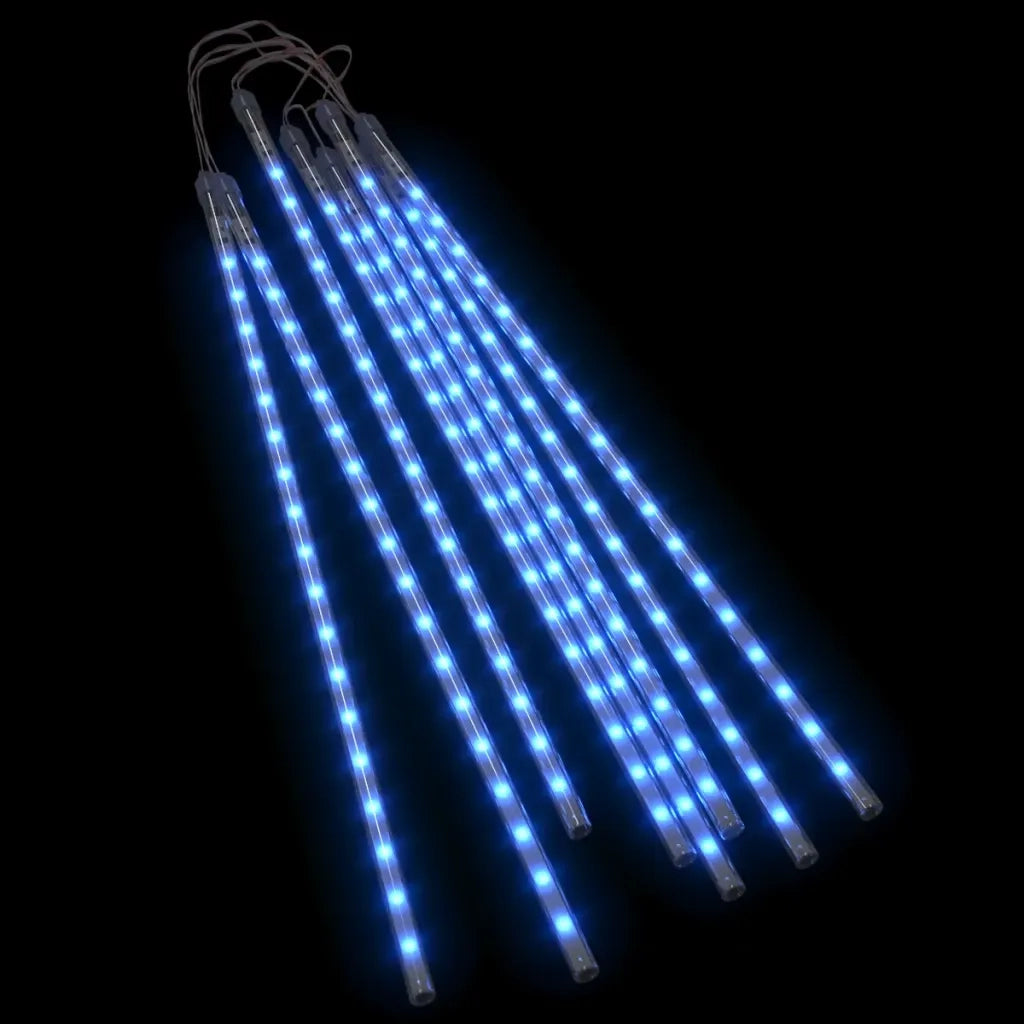 Luci Meteoriche 8 pz 50cm Blu 288 LED Interni Esterni 328554