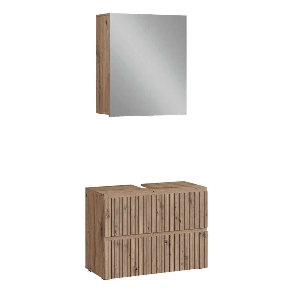 Vicco Set di mobili da bagno Artigiano 2 parti