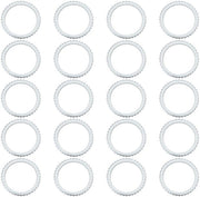 Lama circolare per sega circolare - Riduzione anello - Per lame circolari - 25,4x20x1mm - 20 pezzi - Adatto per lavorazione del legno - Argento