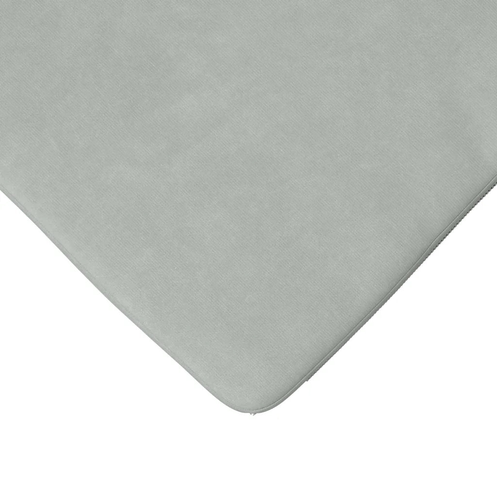 Cuscini per Seduta 4 pcs Grigio chiaro 40 x 40 x 3 cm Velluto 42015206