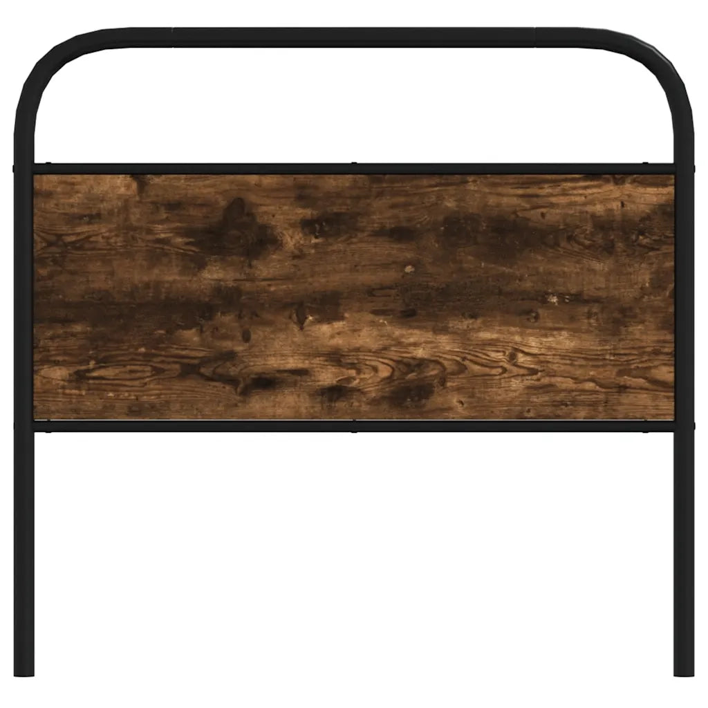 Testiera di Ricambio Rovere Fumo 100 cm in Acciaio e Legno Multistrato 4100238