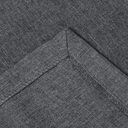 Tappeto da tavolo in poliestere - stile e funzionale - impermeabile e lavabile - resistente alle macchie e facile da pulire - grigio - 135x200 cm