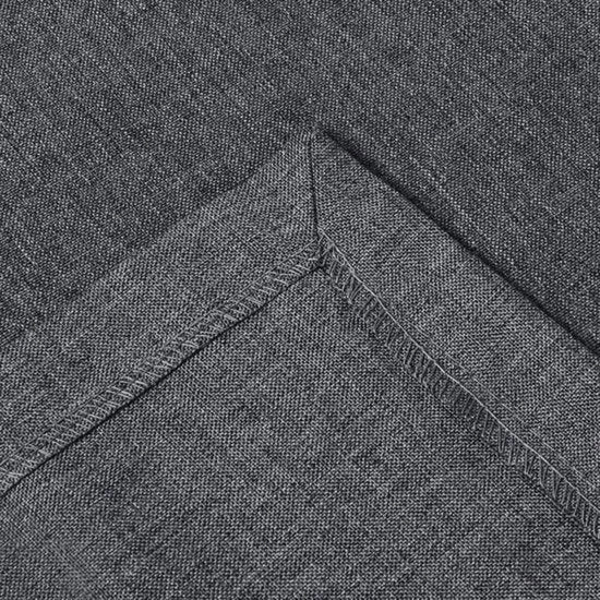 Tappeto da tavolo in poliestere - stile e funzionale - impermeabile e lavabile - resistente alle macchie e facile da pulire - grigio - 135x200 cm