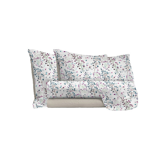 Set Lenzuola Singolo con Stampa Sopra Sotto e Federe Flor