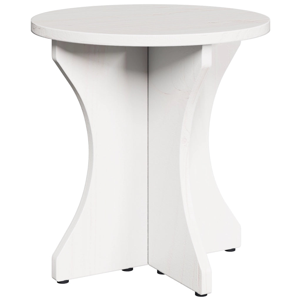 vidaXL Tavolino da salotto 3 pcs Bianco 46 x 46 x 47 cm