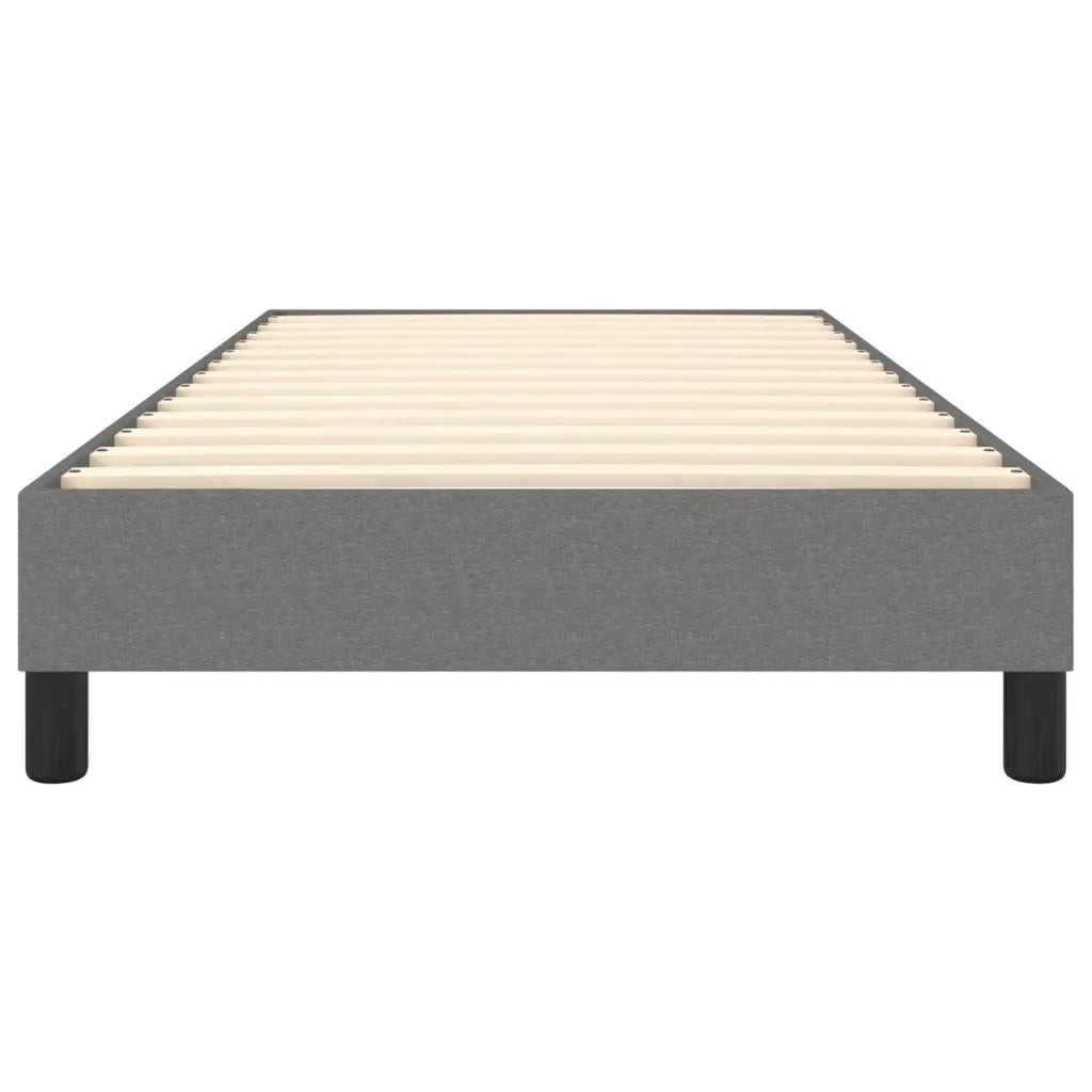 Giroletto a Molle Grigio Scuro 90x190 cm in Tessuto