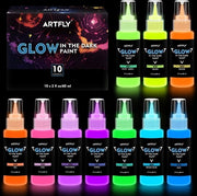 Pittura a luce fluorescente - Acril Fluorescente - 10 colori - 60ml