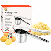 Akitaink Schiacciapatate Acciaio Inox con Fori 2,5 mm