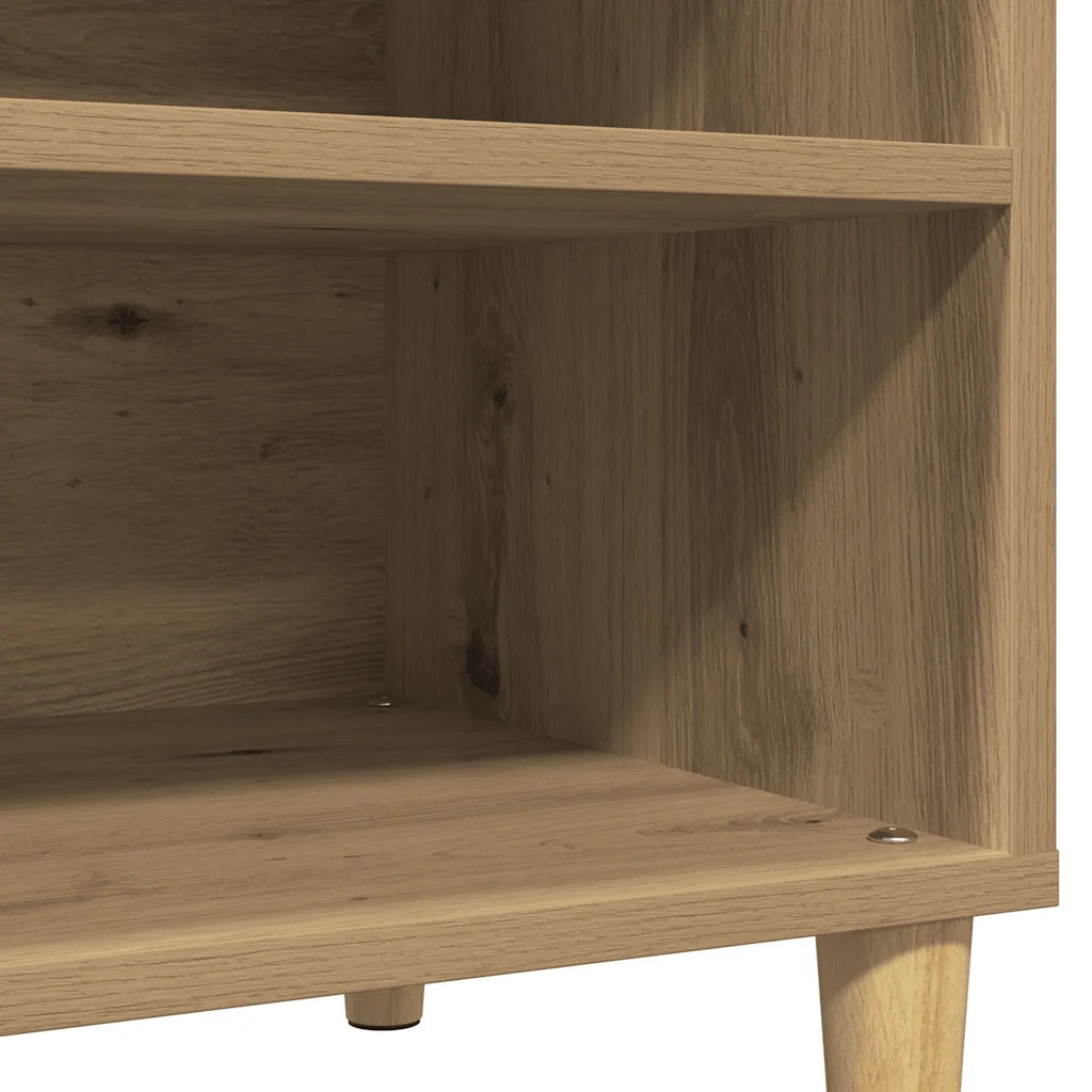 Mobile Porta Dischi Rovere Artigianale 84,5x38x48cm Multistrato CFW2102241