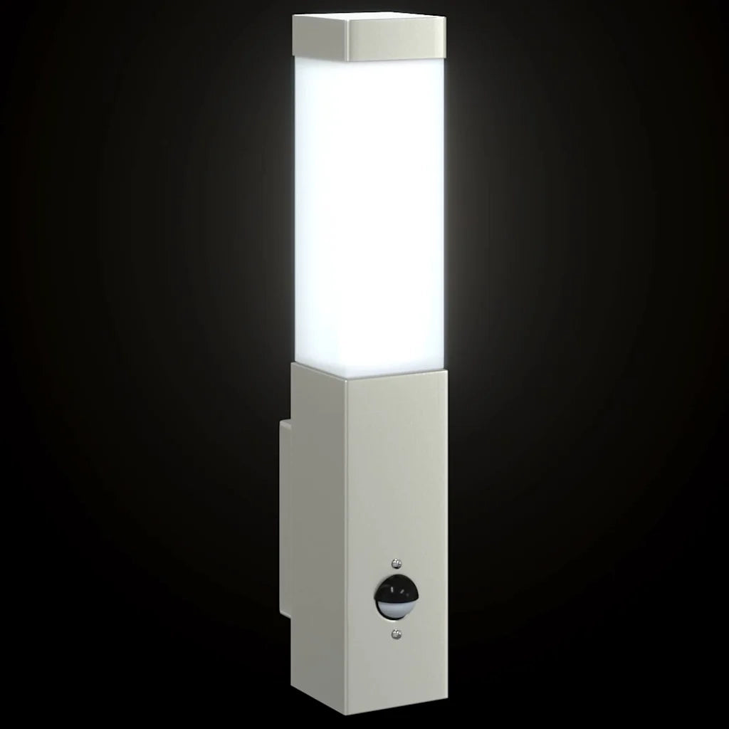 Lampada da Parete Esterna Argento 10.5 x 6 x 33 cm CFW8620235