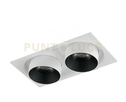 INCASSO LED OUTSIDER BIANCO 30W 2750LM 4000K 18,4X18,4X10CM 2 LUCI