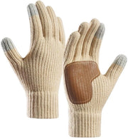 Manopole calde - L - 22*9 cm - Manopole touchscreen per autunno/inverno - Unisex - Manopole per bicicletta per esterno - Antiscivolo - Protezione dal freddo - Manopole per autunno/inverno - Necessità per autunno/inverno - Regalo per autunno/inverno