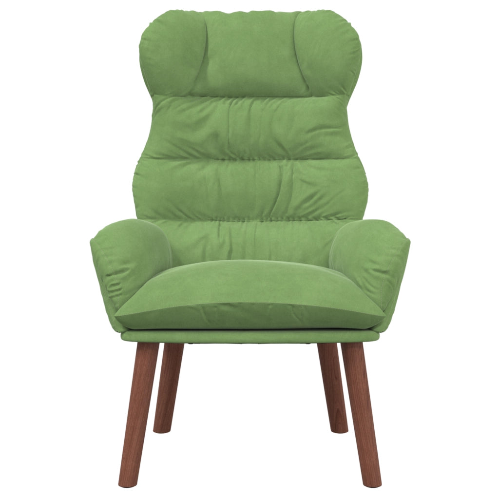 Poltrona Relax Light Green Velvet