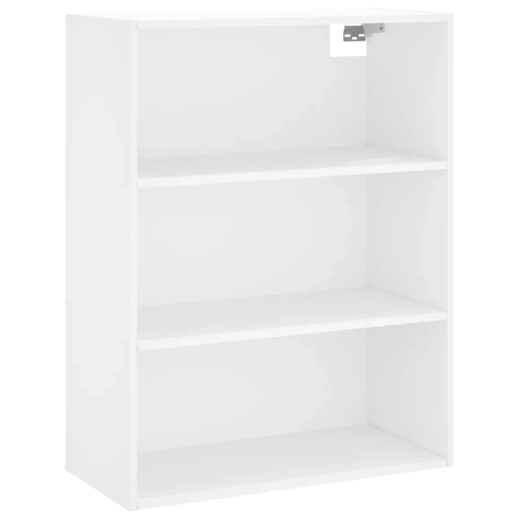 Credenza-Buffet-Armadio da cucina Bianca 69,5x34x180 cm in Legno Multistrato 467837