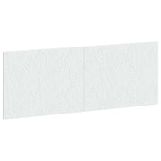 Testiera da Muro DELFT Bianco Legno ingegnerizzato 897175