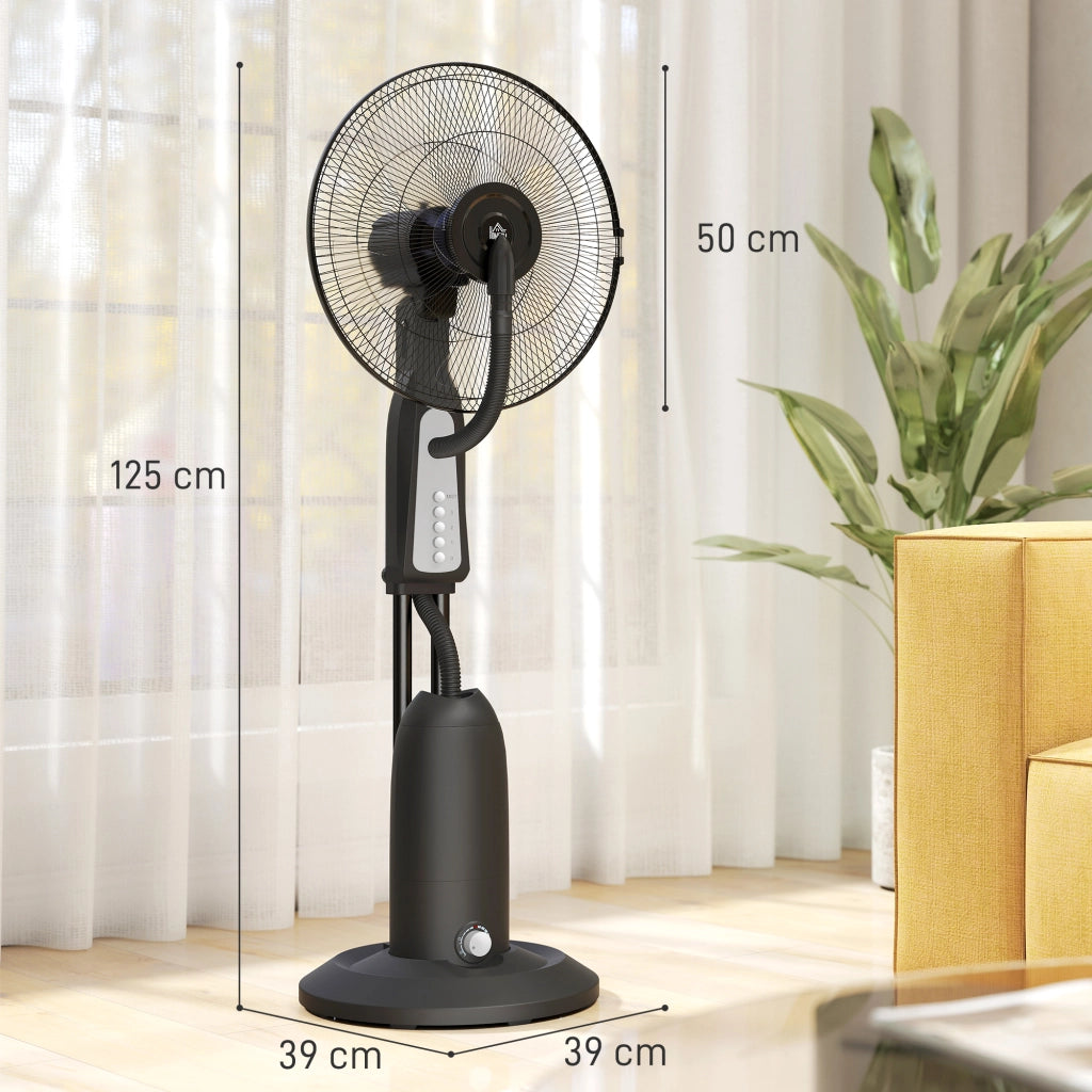 Ventilatore Nebulizzatore ¨C Zephmum ¨C Nero 125 cm