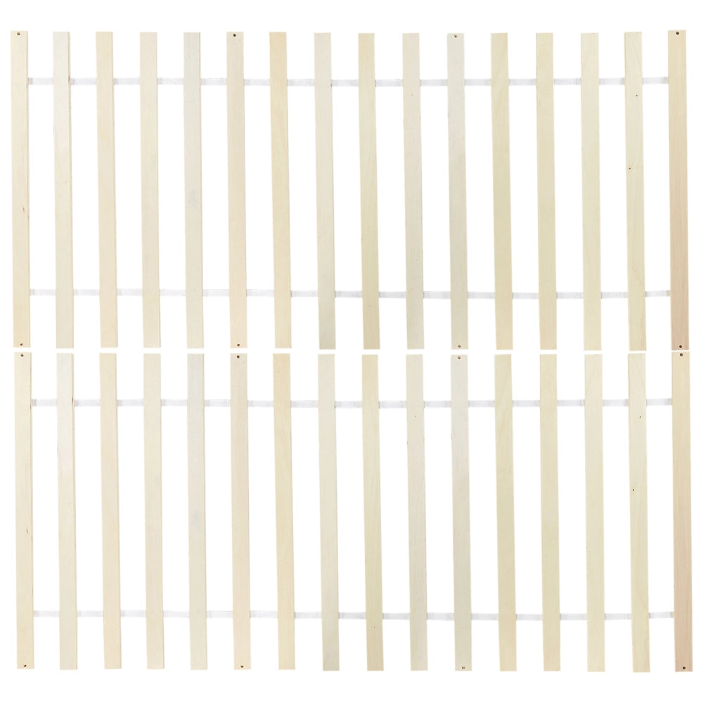 Rete a doghe con 32 doghe piatte arrotolate 160 x 200 cm doghe supporto arrotolate