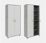 Mobile Armadio salvaspazio 2 ante arredo casa moderno 78x35x170H COLORE: GRIGIO