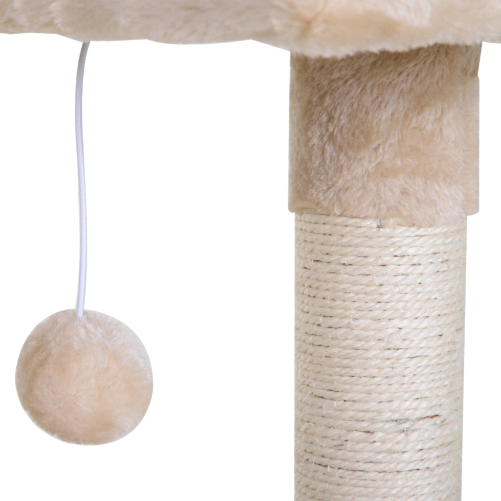 Albero tiragraffi per gatti ¨C zephmum ¨C beige 70 cm