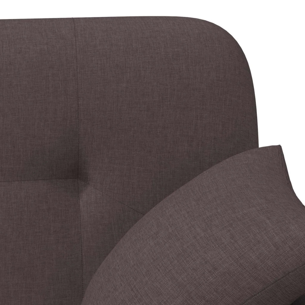 Loveseat con bottoni imbottiti Marrone Scuro 120 x 65 x 79 cm 42041813