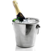 Trade Shop - Secchiello Portaghiaccio In Acciaio Per Champagne Vino Spumante Ice Bucket -