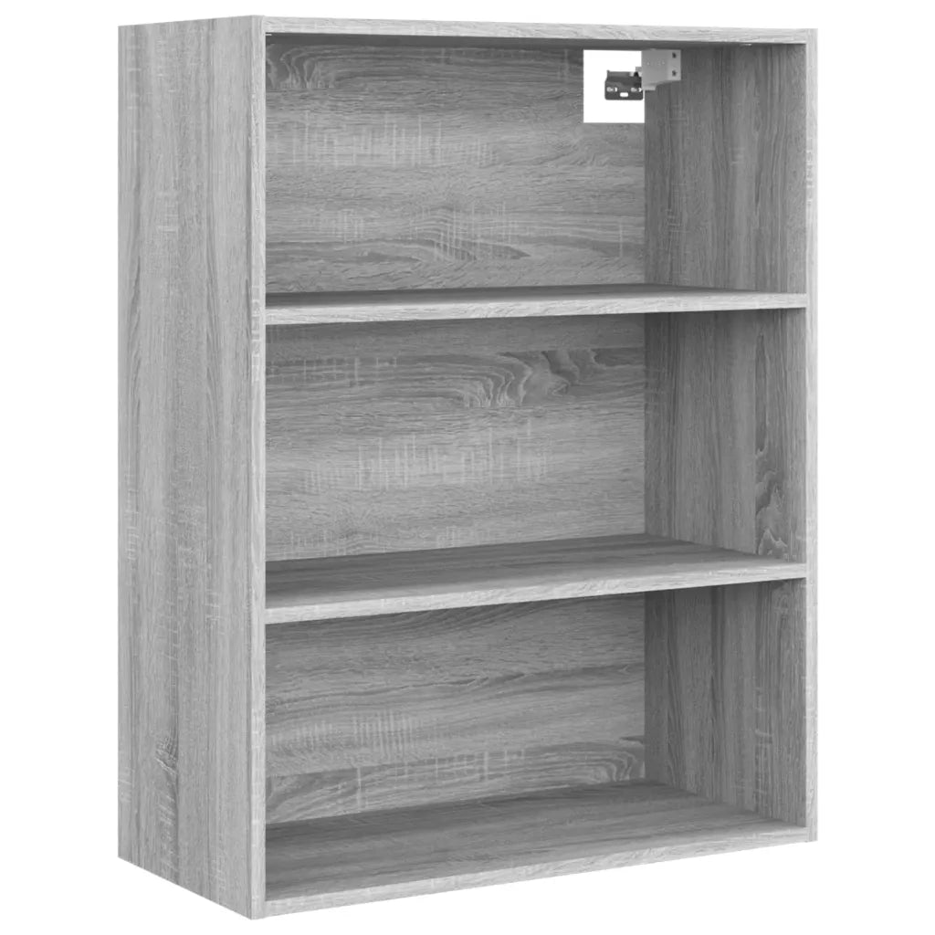 Armadietto Pensile a Parete Grigio Sonoma 69,5x32,5x90 cm cod mxl 23770