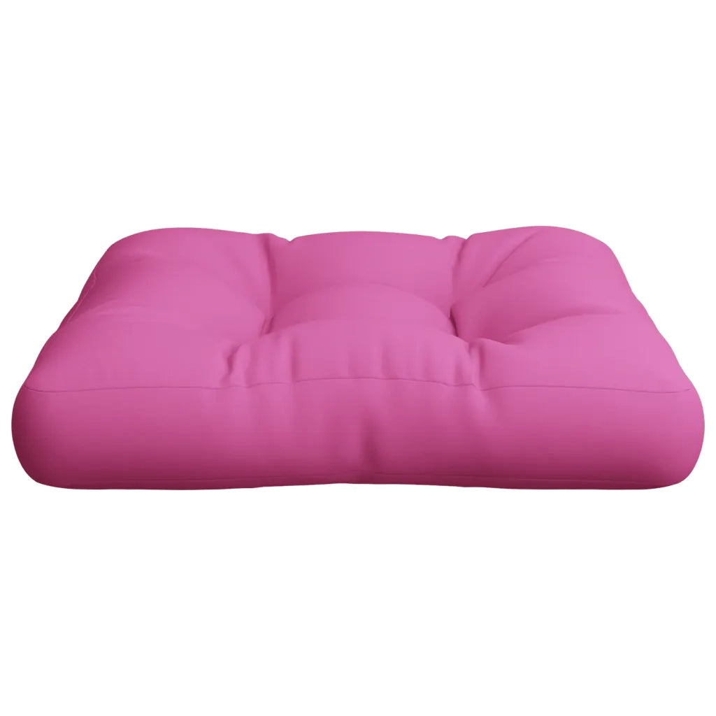 Cuscino per Pallet Rosa 60x60x12 cm Tessuto 360467