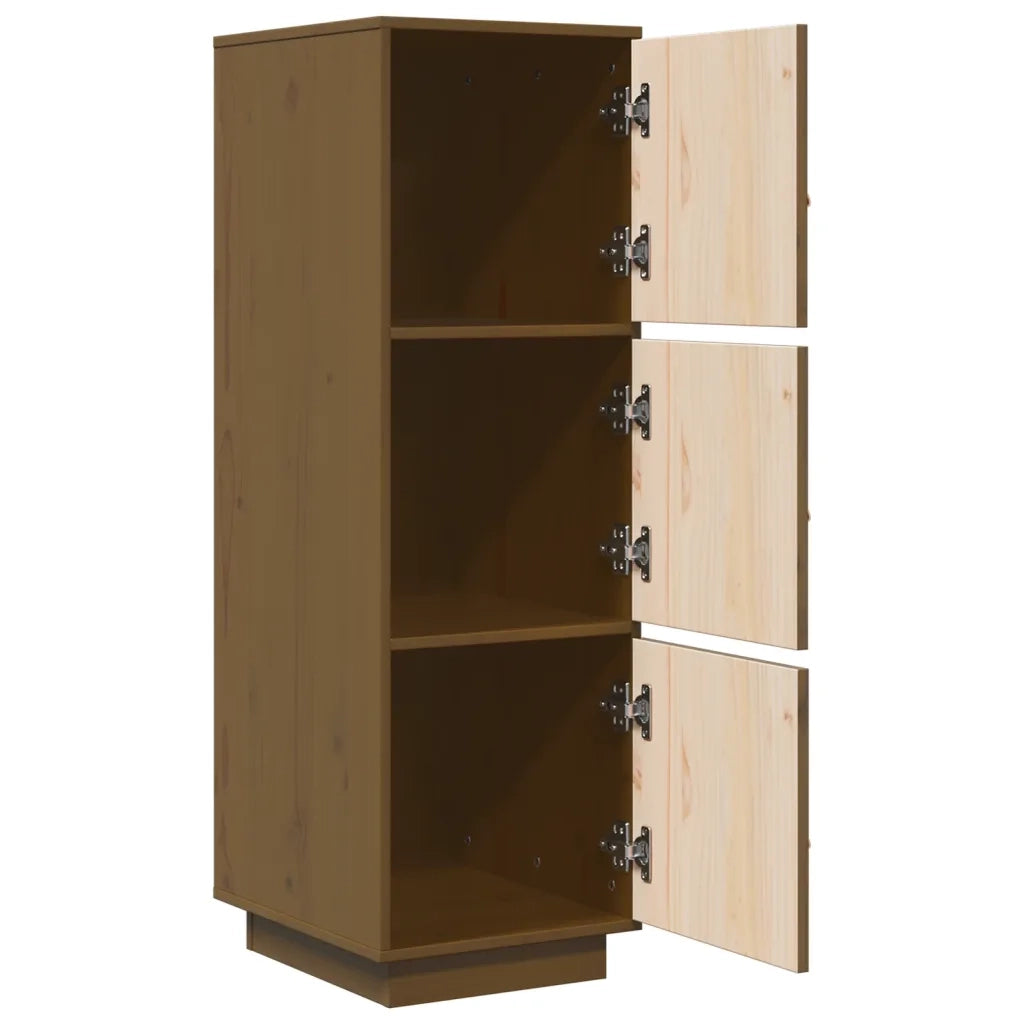 Credenza | Madia | Buffet da pranzo | Armadio da pranzo ambra 34x40x108,5 cm in Legno Massello di Pino