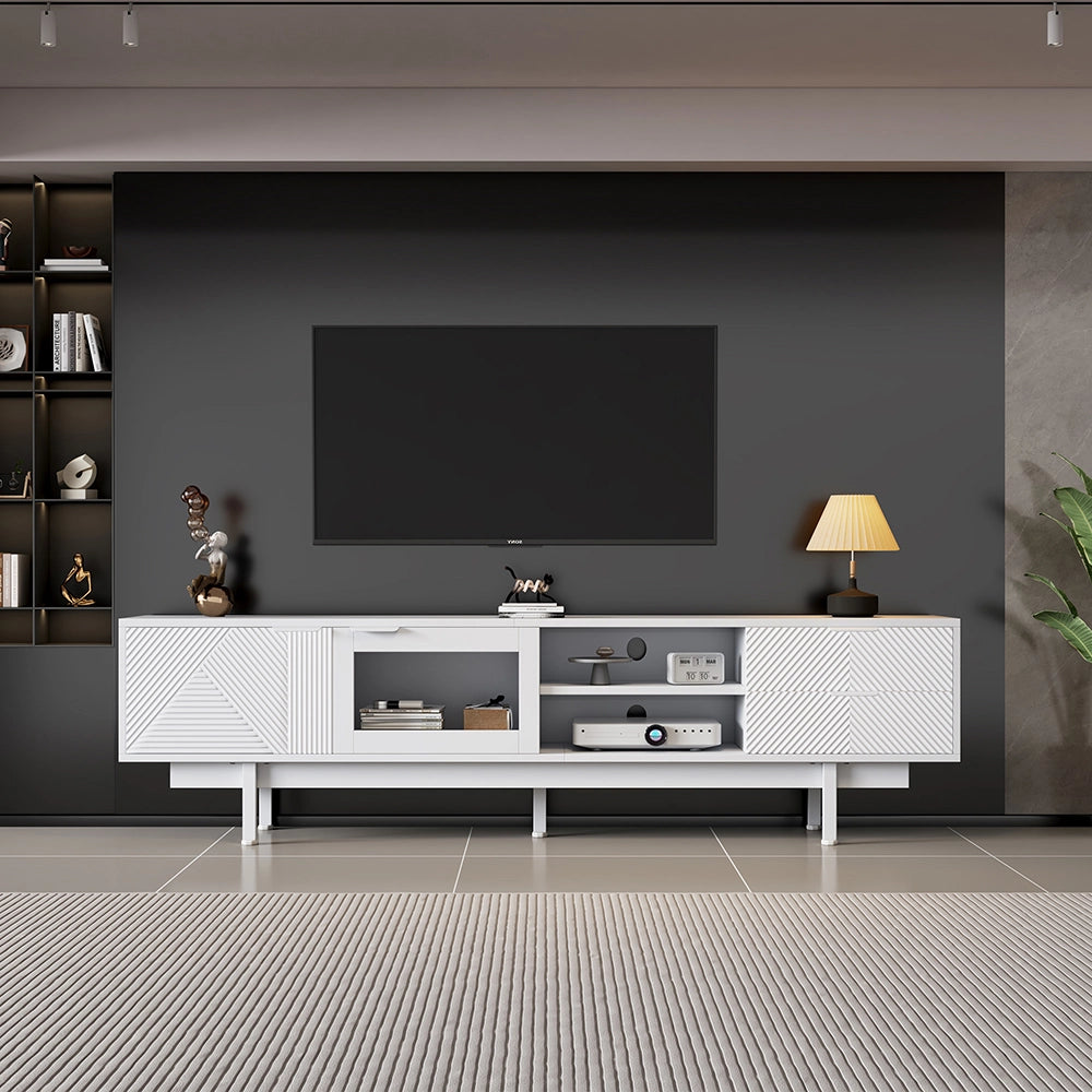Mobile TV - Xylo - 200x40x50.5 cm 2 ante bianco