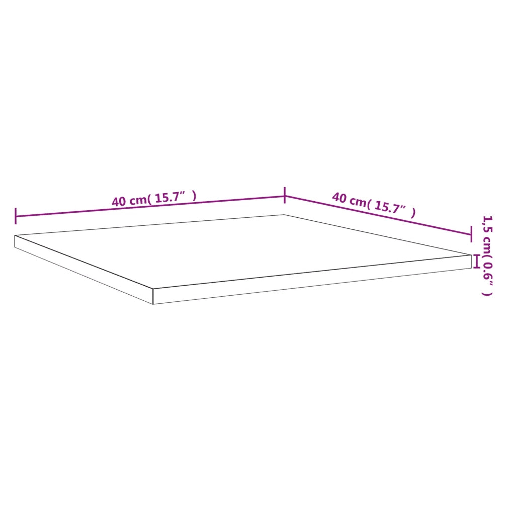 Ripiani per Libreria 8pz Nero Lucido 40x40x1,5cm Multistrato 805183