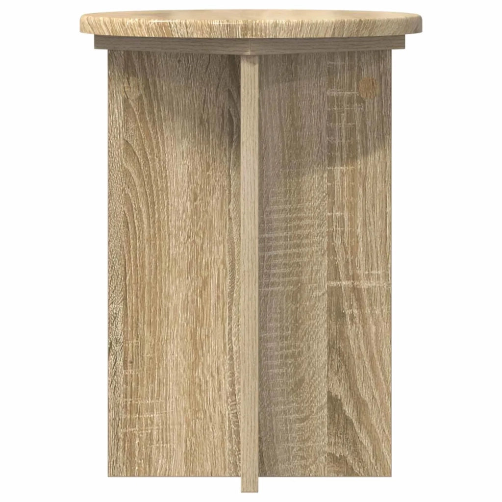 Supporto per piante 2 pcs Rovere Sonoma Ø29,5 x 40 cm