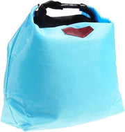 Borsa isolata per pranzo, termos per pasti, piccola borsa termica, borsa termica con cerniera, borsa per pranzo impermeabile, con isolante in alluminio, pieghevole, borsa per pasti portatile piccola